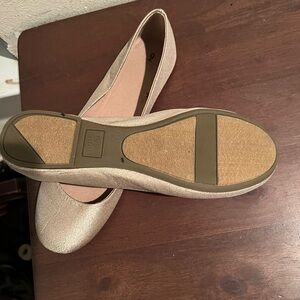 Time and Tru Cream Flats Versatile Slip-On Loafers